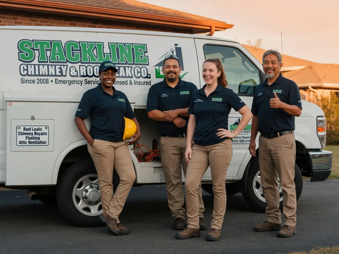 Chimney flashing repair company in Preston, CT